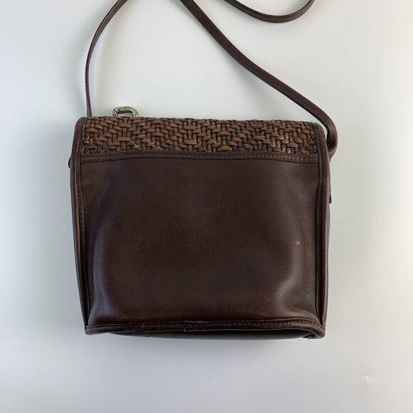 Brighton Dark Brown Crossbody Bag with Silver Detailing - Picture 5 of 15